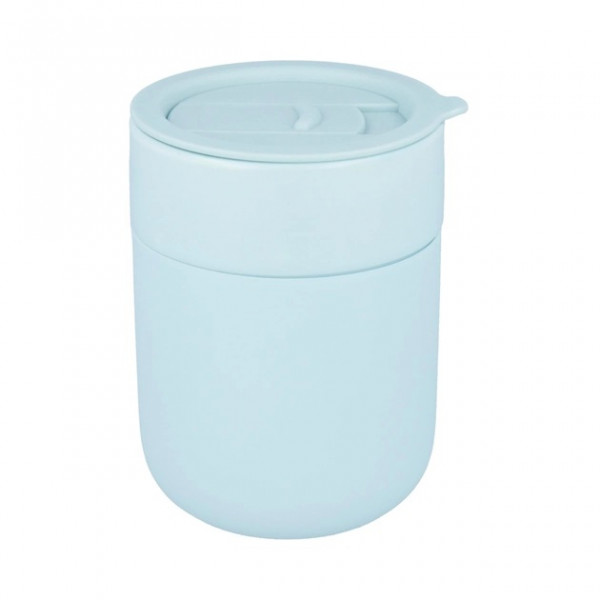 Кружка з кришкою для кави Сute Travel Mugs 295-Light-Blue 295 мл блакитний