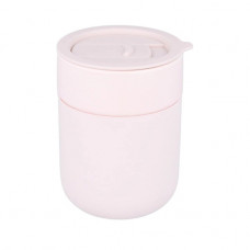 Кружка з кришкою для кави Сute Travel Mugs 295-Pink 295 мл рожева