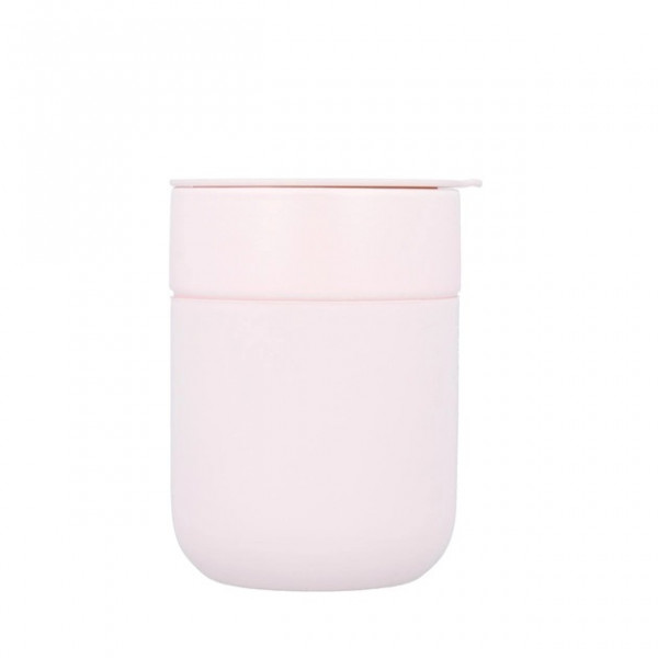 Кружка з кришкою для кави Сute Travel Mugs 295-Pink 295 мл рожева
