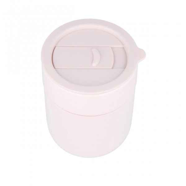 Кружка з кришкою для кави Сute Travel Mugs 295-Pink 295 мл рожева
