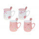 Кружка з кришкою та ложкою Bona Di Sakura 927-221 380 мл