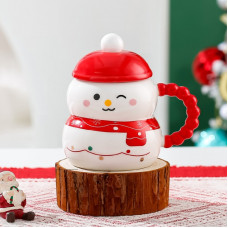Кружка з кришкою новорічна Merry Christmas 2 13686 400 мл