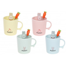 Кружка з ложкою Bona Di Rabbit 927-222 380 мл