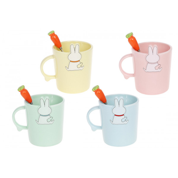 Кружка з ложкою Bona Di Rabbit 927-222 380 мл