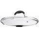 Кришка скляна з ручкою Ardesto BlaСk Mars AR-0724-SL 24 см