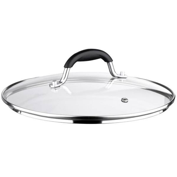Кришка скляна з ручкою Ardesto BlaСk Mars AR-0726-SL 26 см