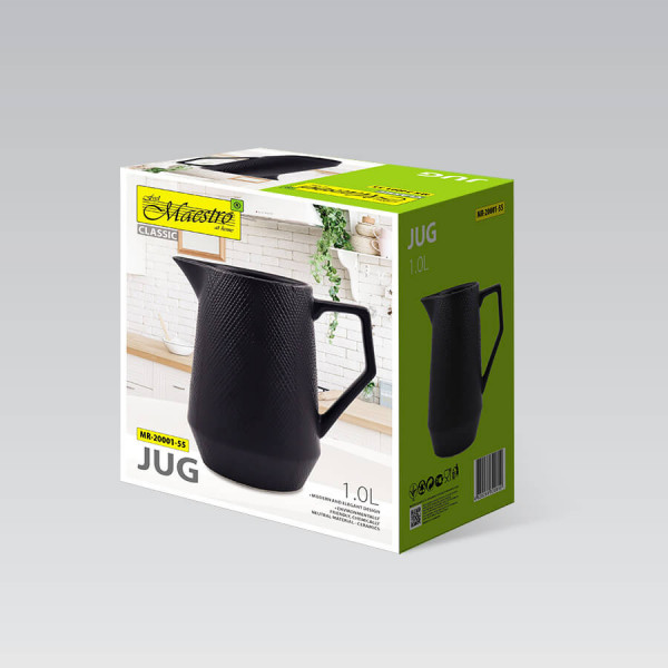 Глечик Maestro MR-20001-55-Black 1 л чорний