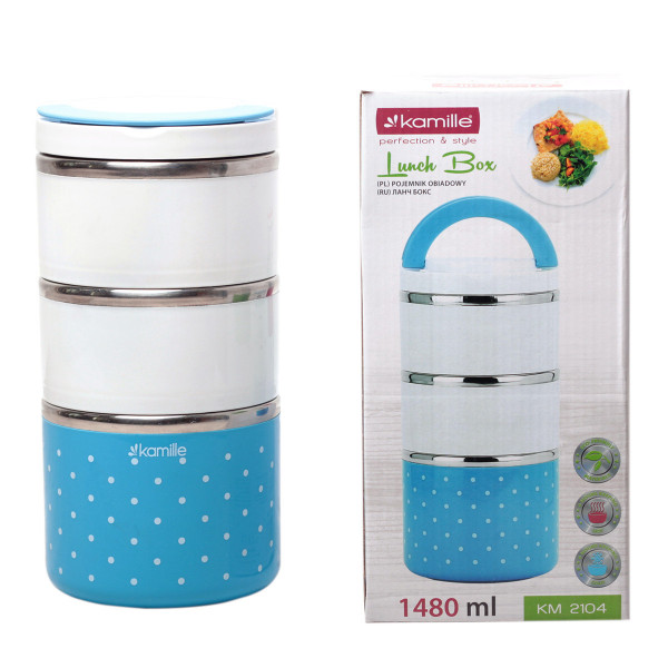 Ланч-бокс харчовий Kamille KM-2104 1400 мл