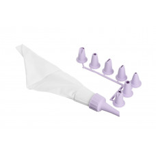 Мішок кондитерський з насадками Ardesto tasty baking AR-2307-LP фіолетовий