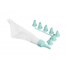 Мішок кондитерський з насадками Ardesto tasty baking AR-2307-TP блакитний