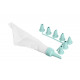 Мішок кондитерський з насадками Ardesto tasty baking AR-2307-TP блакитний