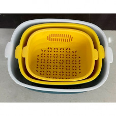 Миска з ситом Stenson R-90353-30 30х24.5 см