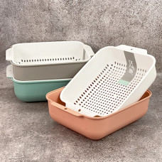 Миска з ситом Stenson WHW21133-40 23х7.5х6 см