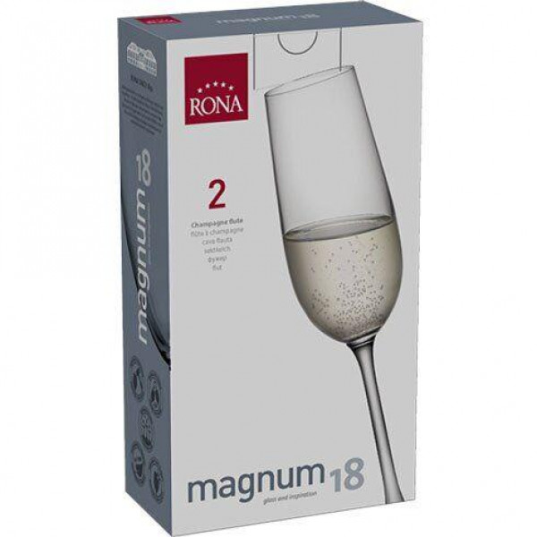 Набір келихів для шампанського Rona Magnum 3276/0/180/2 180 мл 2 шт