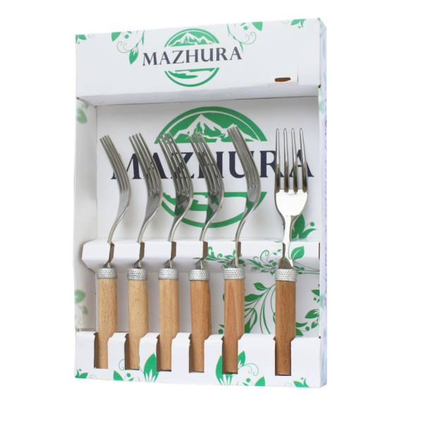 Набір виделок закусочних Mazhura Beech Wood MZ-505664 6 шт