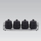Набір для спецій Maestro MR-20001-04-CS-Black 5 предметів 200 мл чорний