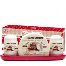 Набір для спецій з салфетницей Happy Kitchen SNT 6912-11