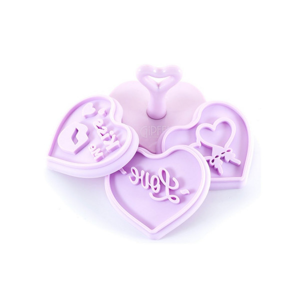 Набір кондитерських штампів Gipfel Amour GP-0316 4 предмети