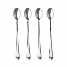 Набір ложок для латте Bergner Coffee tea lovers BG-46105-MM 20.4 см 4 сріблясті предмети