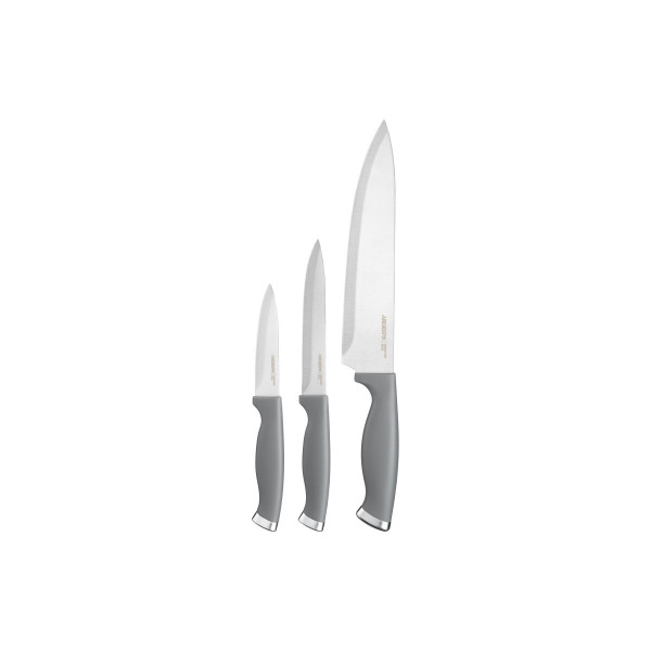 Набір ножів Ardesto Gemini Gourmet AR-2103-GR 3 предмети сірий