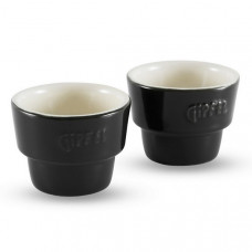 Набір підставок для яєць Gipfel Majolica GP-3924 5х4,5 см 2 чорний