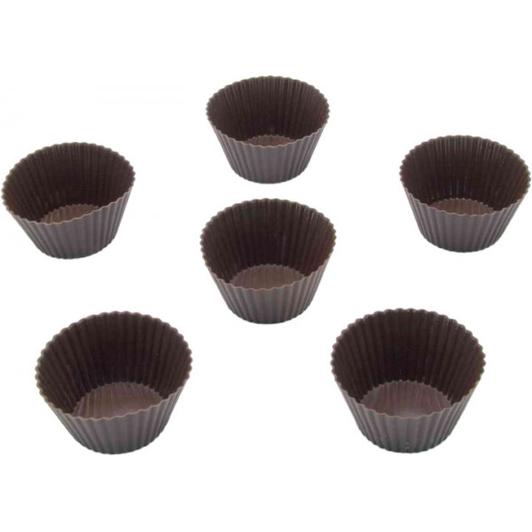 Набір форм для випічки Lessner Chef Choco 10254 6 шт коричневий