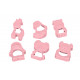 Набір форм для випічки печива Ardesto Tasty Baking AR-2309-PP рожевий