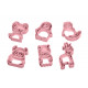 Набір форм для випічки печива Ardesto Tasty Baking AR-2309-PP рожевий