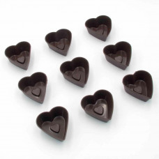 Набір форм для випікання фігурних мафінів Lessner Chef Choco 10255 7 см 9 шт коричневий