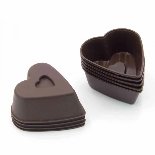 Набір форм для випікання фігурних мафінів Lessner Chef Choco 10255 7 см 9 шт коричневий