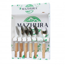 Набір чайних ложок Mazhura Beech Wood MZ-505667 6 шт