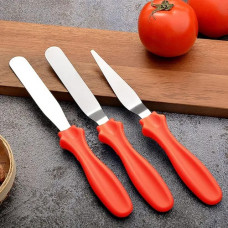 Набір кондитерських шпателів Frico FRU-1059-Red 3 предмети червоний