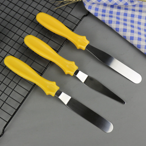 Набір кондитерських шпателів Frico FRU-1059-Yellow 3 предмети жовтий