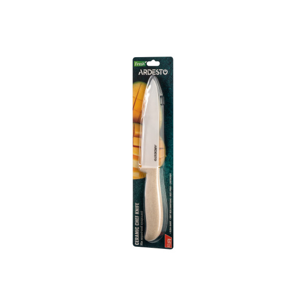 Ніж кухарський Ardesto Fresh AR-2127-CS 15 см бежевий
