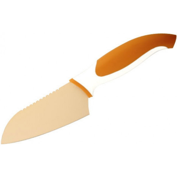 Ніж сантоку Vinzer Granchio VZ-88673 11.5 см оранжевий
