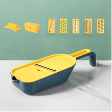 Овочерізка універсальна з насадками Frico FRU-292-Blue 10.5х29.5 см синя