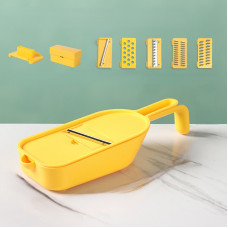 Овочерізка універсальна з насадками Frico FRU-292-Yellow 10.5х29.5 см жовта