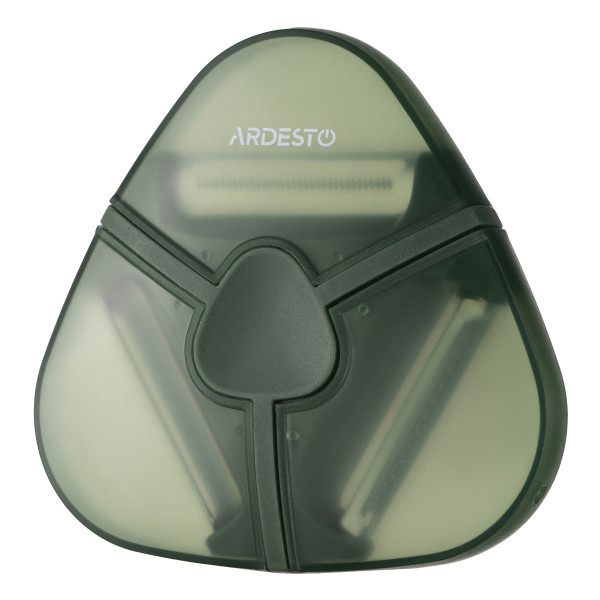 Овочечистка 3 в 1 з чохлом Ardesto Gemini AR2169PG 104x99x18 мм зелена