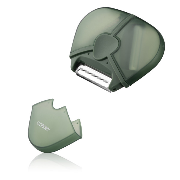 Овочечистка 3 в 1 з чохлом Ardesto Gemini AR2169PG 104x99x18 мм зелена
