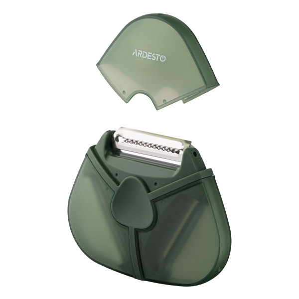 Овочечистка 3 в 1 з чохлом Ardesto Gemini AR2169PG 104x99x18 мм зелена