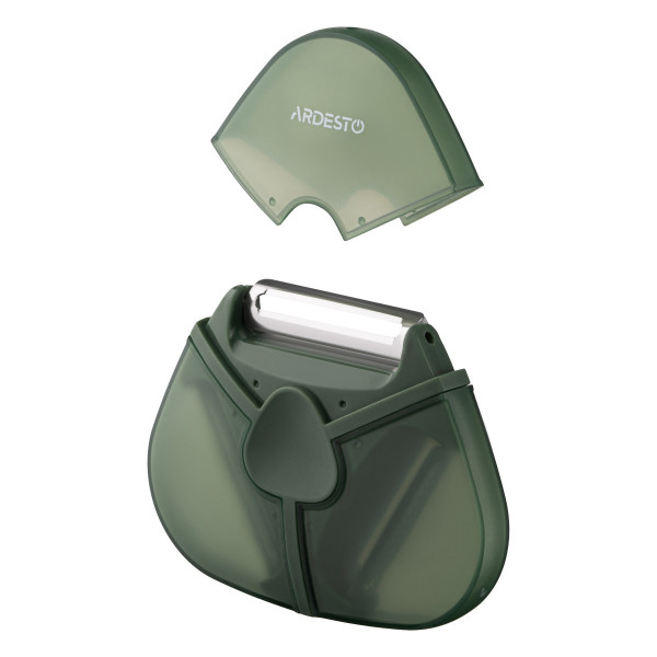 Овочечистка 3 в 1 з чохлом Ardesto Gemini AR2169PG 104x99x18 мм зелена