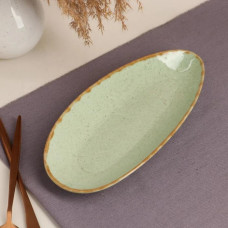 Блюдо для подачі Декор Кераміка Азія Brown loft Pistachio КЛФ-105 фісташкове