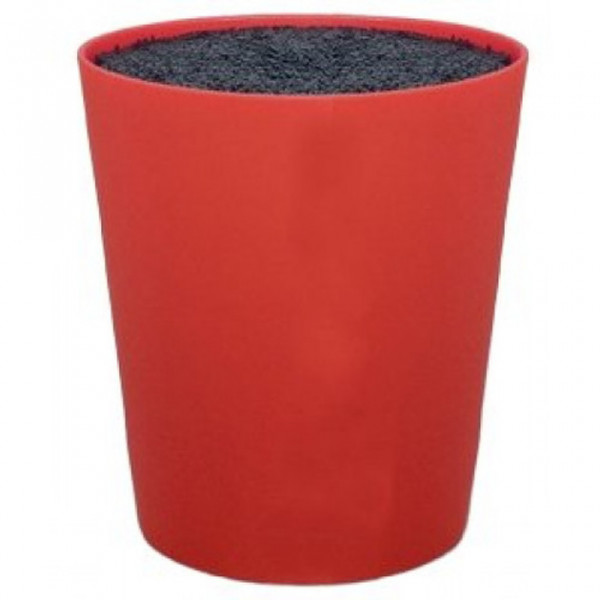 Підставка для ножів Vincent VC-6199-Cherry 16х7, 1х22, 3 см червона