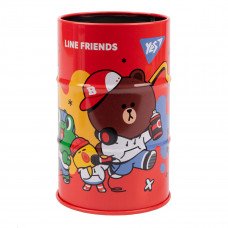Підставка для письмового приладдя YES Line friends red 470504 6.5х10.8 см