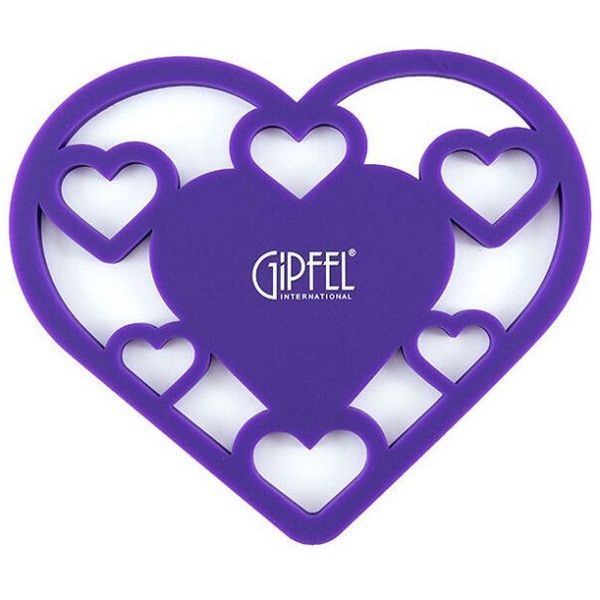 Підставка під гаряче Gipfel Amour GP-0295 20х17х0, 5 см фіолетова