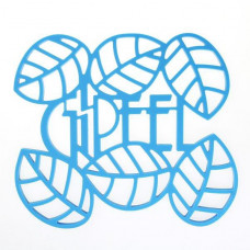 Підставка під гаряче квадратна Gipfel Glum GP-0208 23x20 см блакитна