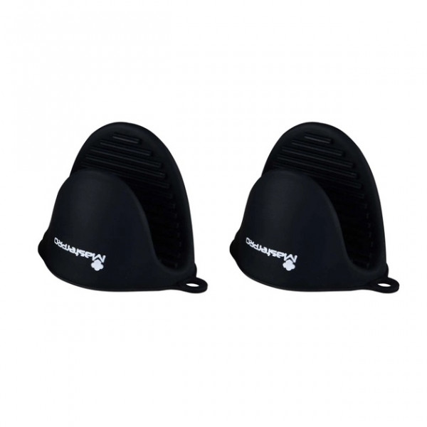 Прихватка силіконова MasterPro Foodies collection BGMP-7700 11х8 см 2 шт чорна