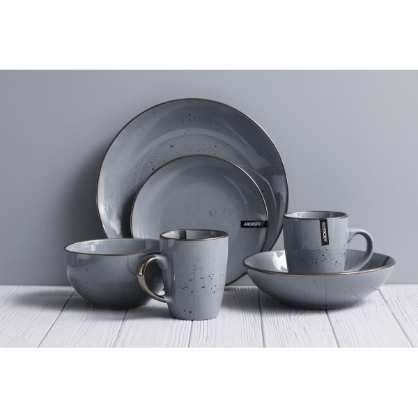 Салатник Ardesto Bagheria Grey AR-2914-GREY 14 см сірий