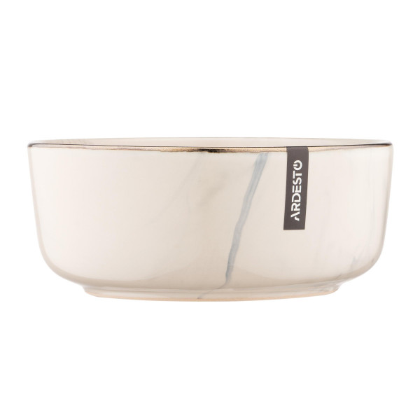 Салатник Ardesto Marmo AR2916MRB 15.6 см бежевий