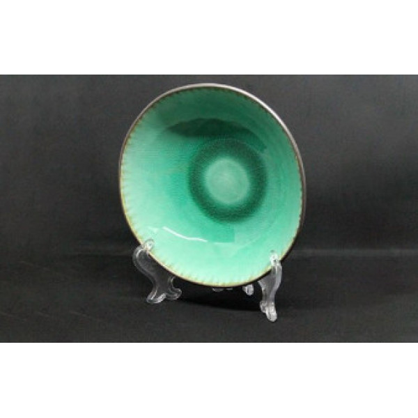 Салатник OLens Зелена лагуна JM-1154 17,5х5 см зелений